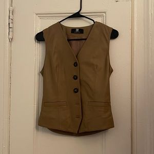 Leather vest